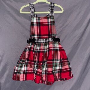 Wonder Nation Red and Black Plaid Dress